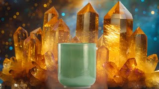 348 Hz 🌟 Feel the Vibrations 6quot F2 Green Aventurine Crystal Singing Bowl in Action [upl. by Asir328]