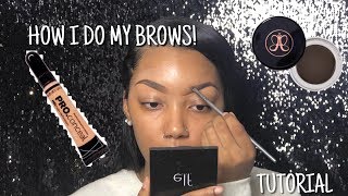 Quick amp Easy Eyebrow Tutorial  Jasmine Hall GIVEAWAY IN DESCRIPTION [upl. by Vevay585]