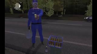 A case of beer and a bottle of vodka before breathalyzer test  My Summer Car [upl. by Bowra]