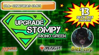 Biez Corp Deck Box 13Modern  STOMPY Mono Green quotUPGRADEquot by Biez✔  01a Criaturas CMC1 [upl. by Lipman]