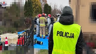 Tragedia w Tomaszowie Lubelskim Cała rodzina zatruła się nie żyje 2letnie dziecko [upl. by Ennybor]