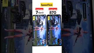 Snapdragon 7Gen3 vs 870 SpeedTest OMG 😲🔥🔥 [upl. by Guidotti881]