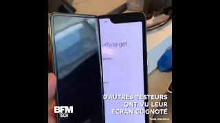 Écrans qui séteignent ou qui clignotent bugs en série sur le Galaxy Fold [upl. by Pownall510]