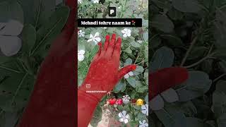 mendhi tohre naam ke 🤌🌄🥀viral song [upl. by Brenner]