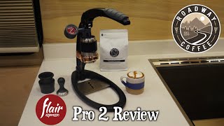 Flair Espresso Pro 2 Manual Maker Unboxing amp Review  Roadway Coffee [upl. by Subocaj372]