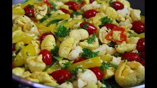 Tasty Ackee And Saltfish Vegan  CaribbeanPotcom [upl. by Tolkan926]