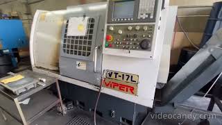 VIPER VT17L CNC Lathe Turning CENTER Fanuc OI TC Control Year 2006 [upl. by Otila]