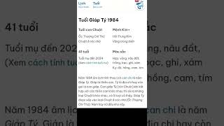 Tử Vi tuổi Giáp Tý 1984 [upl. by Rodney]