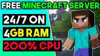 Free 247 Best Minecraft Server Hosting 2023  4GB Ram  No Lag [upl. by Cosmo]