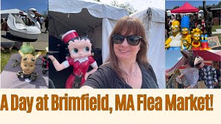 A Day in Brimfield MA largest Flea Market in 4k [upl. by Garlinda790]