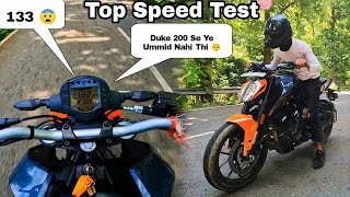 Duke 200 BS6 New Model Top Speed Test  Ye Ummid Nahi Thi 🥺  Naresh Dhami Vlogs 🔥 [upl. by Adlecirg]