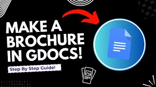 How to make brochure in Google Docs  Full Guide [upl. by Nerissa]