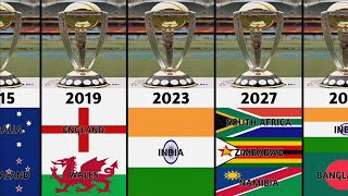 Cricket World Cup Host Countries  ICC World Cup Host Country List  Upcoming Cricket World Cup Host [upl. by Tybi507]