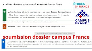 Comment soumettre son dossier campus France facilement quelques détails à vérifier [upl. by Raffarty]