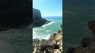 Rocks Coastline Ocean Waves of Cascais Portugal PORTUGAL WALK 2024 4K HDR 30FPS [upl. by Llehcam]