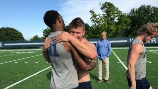 Football Coach Shocks Struggling Player with FullRide Scholarship Surprise [upl. by Levins]