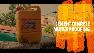 ROOF SLAB WATER PROOFING DURING CASTING WITH SIKA ADMIXTURE Sikacim [upl. by Oakman]