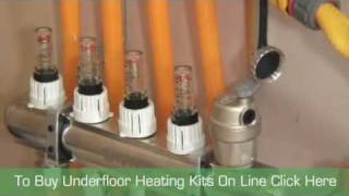 Underfloor Heating Video How to Install [upl. by Heddie]