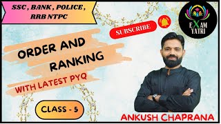 reasoning classes for ssc cgl 2024  By Ankush Chaprana sir  ranking class 05  Zero to hero 😇😇 [upl. by Sandeep]