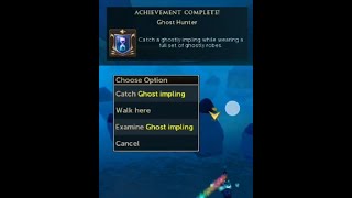 RuneScape Catch a ghostly impling use full Ghostly robe ❤️​💪​😎  Hard Underworld achievements [upl. by Peirce905]