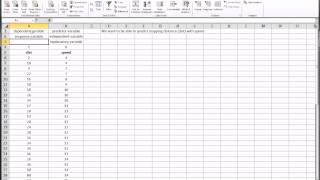 Excel  Quick Intro to Scatterplots Bivariate Data and Regression [upl. by Ennaimaj]