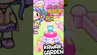 Avatar World New Update Tutorial Kawaii Garden Review avatarworld pazu pazugames shorts [upl. by Redienhcs]