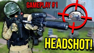 What A GREAT Day For Airsoft GAMEPLAY 1 Satisfying Headshots grenade fails amp Teamwork [upl. by Austina]