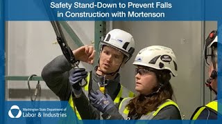 Safety StandDown to Prevent Falls in Construction with Mortenson Construction [upl. by Arama]