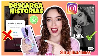 Cómo GUARDAR Historias de INSTAGRAM con MUSICA 2024 ✅🎵sin aplicaciones [upl. by Ariem]