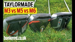 TaylorMade M3 vs M5 vs M6 drivers [upl. by Ronoel]