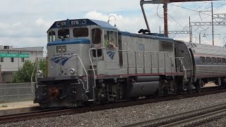 Amtrak Action in Wilmington Delaware [upl. by Auqenes550]