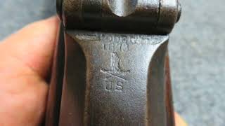 ANTIQUE US MODEL 1873 TRAPDOOR SPRINGFIELD CAVALRY CARBINEEARLYMADE 1878 [upl. by Wardieu]