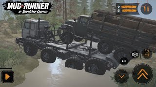 how to load a vehicle on mudrunner mobile mudrunnermobile [upl. by Nosraep167]