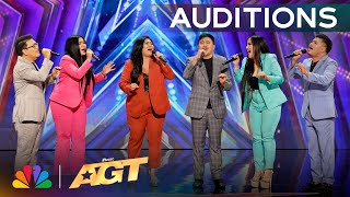 Filipino Singers L6 Perform quotAll By Myselfquot by Celine Dion  Auditions  AGT 2024 [upl. by Ivory973]