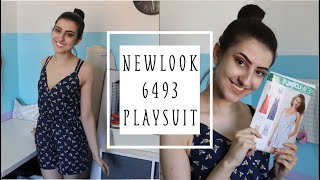 NEWLOOK 6493 Playsuit  Sewing [upl. by Gutow]