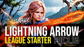 Lightning Arrow Deadeye as a League Starter  Path of Exile 325  Settlers of Kalguur [upl. by Devlen]