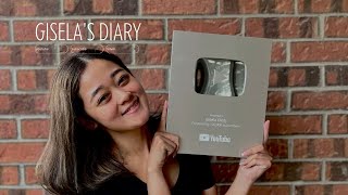 Gisela Cindy  Dapet award dari Youtube 🚨 Next giveaway ketika hit 250K subscribers🚨 [upl. by Fanny]