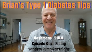 HOW TO FILL TANDEM TSLIM INSULIN PUMP CARTRIDGE Hashmans T1DM Tips [upl. by Lyda]