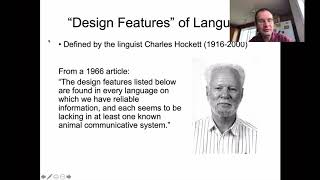 Ling 201  Intro Linguistics  Design Features of Language [upl. by Yddeg]