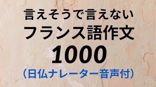 言えそうで言えないフランス語フレーズ1000 [upl. by Areis]