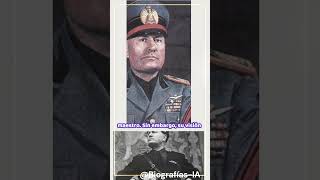 Benito Mussolini El ascenso y caída del dictador fascista Historia BenitoMussolini Fascismo [upl. by Trammel]