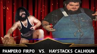 1972 Dec 30  NWA BTW  Haystacks Calhoun vs Pampero Firpo [upl. by Mosora233]