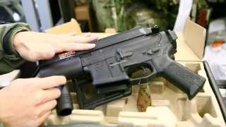 Ares AMOEBA M4 Tactical Pistol AEG w folding stock AM002 BK [upl. by Ajet]