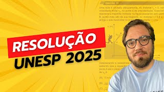 UNESP 2025 Questão 77 Lançamento Obl [upl. by Lebezej294]