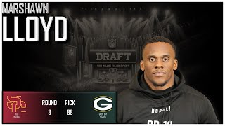 2024 NFL DRAFT MarShawn Lloyd  Green Bay Packers [upl. by Ellinet]