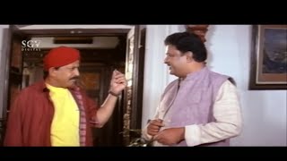 Dr Vishnuvardhan Challenges Chief Minister To Destroy Culprit  Samrat Kannada Movie Scene [upl. by Latton]