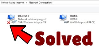 Network cable unplugged error in Windows 10  11 Fix [upl. by Annauj]