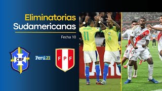 Eliminatorias Mundial 2026 Fecha 10 🇧🇷 Brasil 10 Perú 🇵🇪 [upl. by Jaqitsch717]