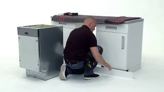 How to install your AEG 45 cm Dishwasher  Under the Worktop installation [upl. by Cohn]