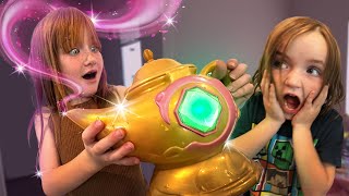 MAGiC LAMP real life OBBY Basement challenge with Adley Niko and Friends for magical roblox pets [upl. by Phoebe654]